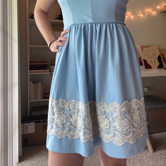 Tank Dress With Lace Detail - Picture 5 of 8